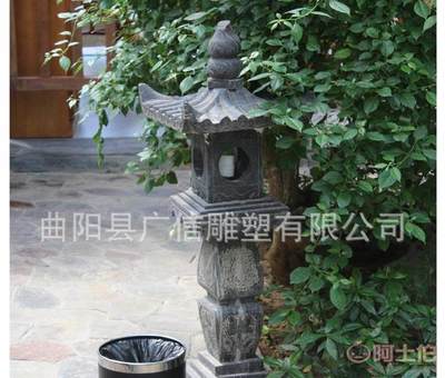 【廣信雕塑廠家熱銷仿古青石日式燈籠戶外庭院塔園林石雕家居擺件來(lái)圖可定制高1米】 - 產(chǎn)品庫(kù)