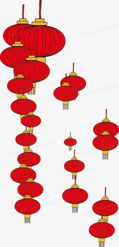 手繪燈籠PNG圖片素材免費下載_png格式_890*1848像素_熊貓辦公