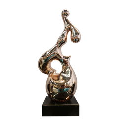 深圳樹脂雕塑廠供應(yīng)樹脂電鍍抽象簡(jiǎn)約工藝品量大從優(yōu)歡迎訂制