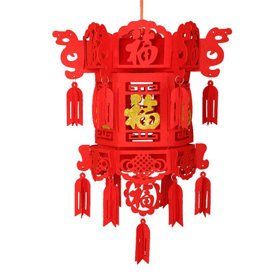 新年喜慶燈籠與福字 傳統工藝與現代美學的完美融合