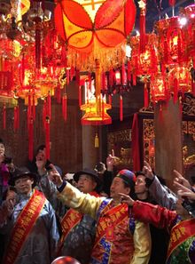 閩臺東石燈俗 兩東石共數一宮燈